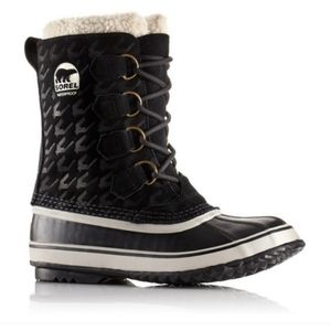 Sorel 1964 PAC Graphic Black Snowboots 9.5
